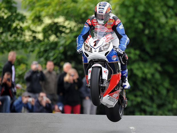 John McGuinness will be hoping to add to his 19 wins during the 2013 Isle of Man TT fuelled by Monster Energy
